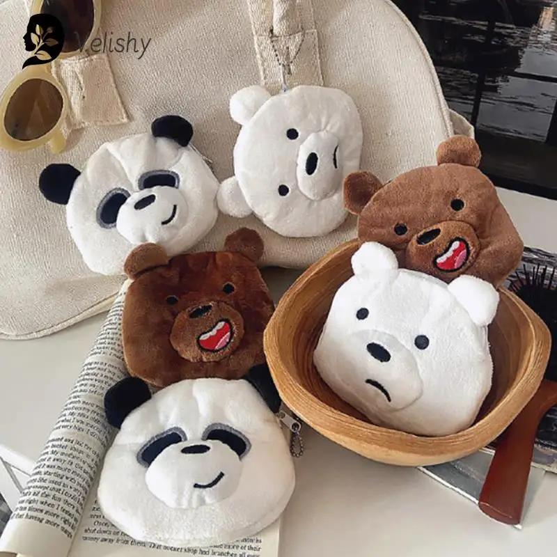 Cute Cartoon Plush Bear Coin Purse Storage Bag Backpack Key Chain Hangings Ornaments
Cute Cartoon Plush Bear Coin Purse Storage Bag Backpack Key Chain Hangings Ornaments