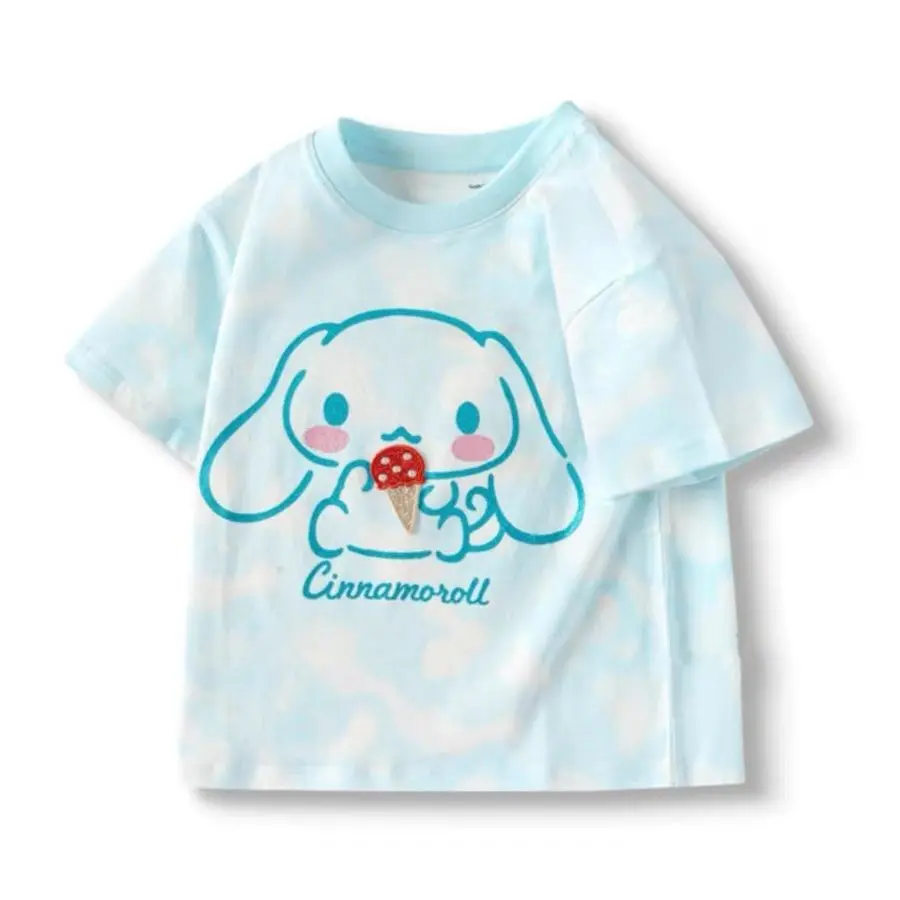 2024 Cute Cinnamoroll Tops Sanrio Kawaii Anime Hello Kitty Y2K Kuromi T-Shirt Girl Heart Summer Sweet Short-Sleeved Gift for Kid
2024 Cute Cinnamoroll Tops Sanrio Kawaii Anime Hello Kitty Y2K Kuromi T-Shirt Girl Heart Summer Sweet Short-Sleeved Gift for Kid