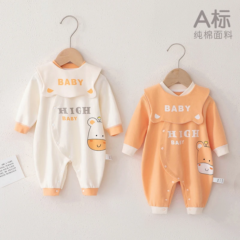 Baby Clothes Spring Clothes Female Baby Pure Cotton Long Sleeved One-piece Clothes Male Newborn Spring And Autumn Winter Suit Lo
Baby Clothes Spring Clothes Female Baby Pure Cotton Long Sleeved One-piece Clothes Male Newborn Spring And Autumn Winter Suit Lo