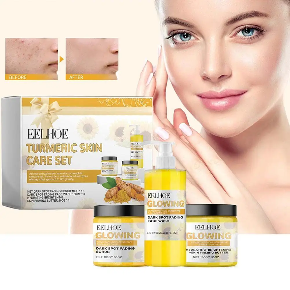 Turmeric Facial Whitening Soap Bar Reduces Acne Dark Spot Remover Clean Cutin Brightening Skin Improve Dry Skin Care Set
Turmeric Facial Whitening Soap Bar Reduces Acne Dark Spot Remover Clean Cutin Brightening Skin Improve Dry Skin Care Set