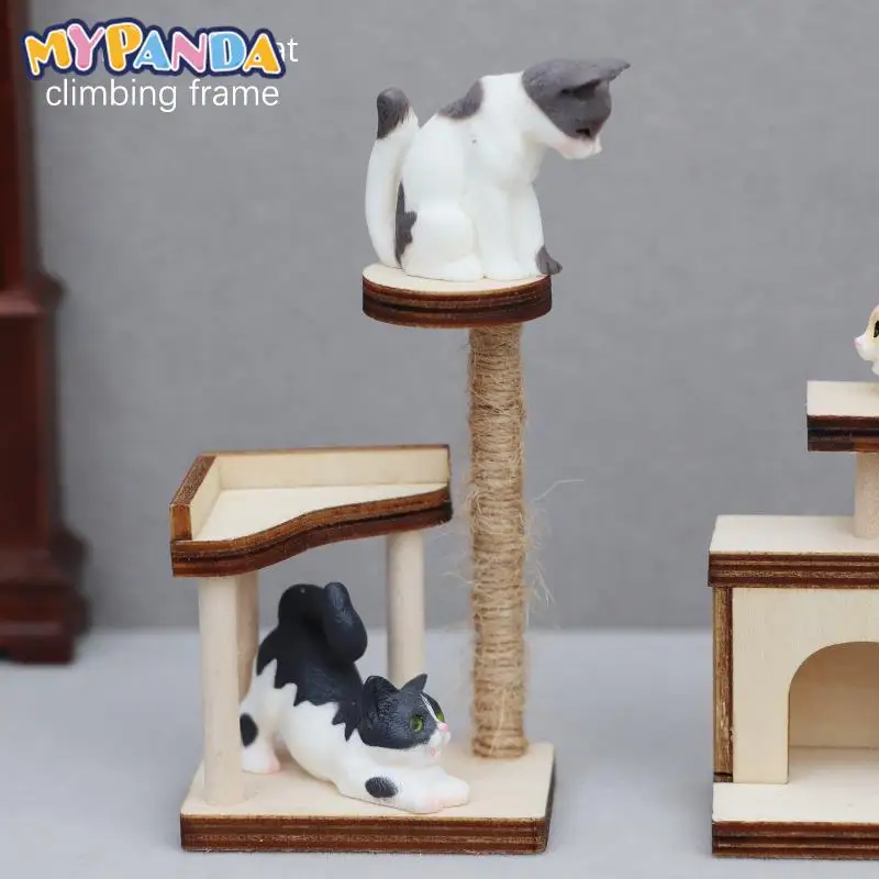 1Pc Dollhouse Miniature Cat Climbing Frame Model Pet Furniture Home Decor Toy Doll House Accessories
1Pc Dollhouse Miniature Cat Climbing Frame Model Pet Furniture Home Decor Toy Doll House Accessories