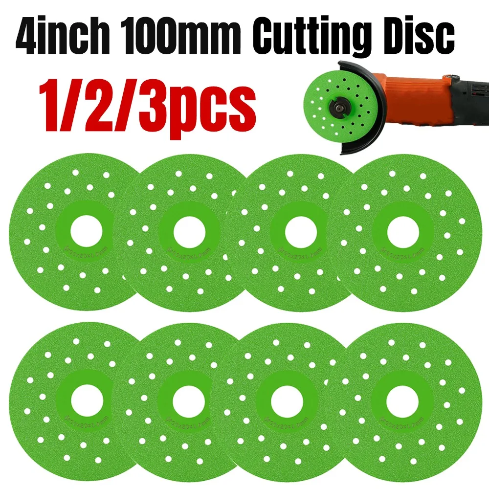 1-3pcs 4" 100mm Super Thin Cutting Disc For Porcelain Glass Ceramic Tile Granite Marble Diamond Saw Blade For 100 Angle Grinder
1-3pcs 4" 100mm Super Thin Cutting Disc For Porcelain Glass Ceramic Tile Granite Marble Diamond Saw Blade For 100 Angle Grinder