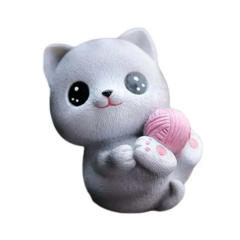 Фигурки кошек, украшение кошек, фигурки кошек, мультяшный внешний вид, изысканные детали, милая миниатюрная резиновая игрушка для кошек 
Фигурки кошек, украшение кошек, фигурки кошек, мультяшный внешний вид, изысканные детали, милая миниатюрная резиновая игрушка для кошек