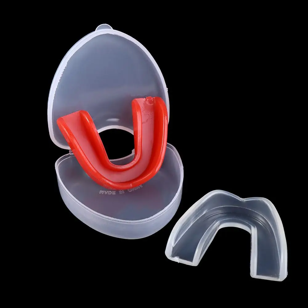 Reusable Durable Karate Boxing Basketball Children Sports Mouth Guard Adults Mouthguard Teeth Protector With Plastic Case Box
Reusable Durable Karate Boxing Basketball Children Sports Mouth Guard Adults Mouthguard Teeth Protector With Plastic Case Box