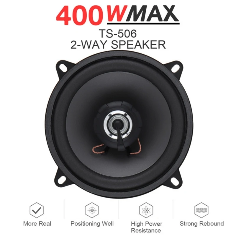 5Inch 400W Car Speakers 2-Way Full Ranges Frequency Automobile Music Speaker Drop Shipping
5Inch 400W Car Speakers 2-Way Full Ranges Frequency Automobile Music Speaker Drop Shipping