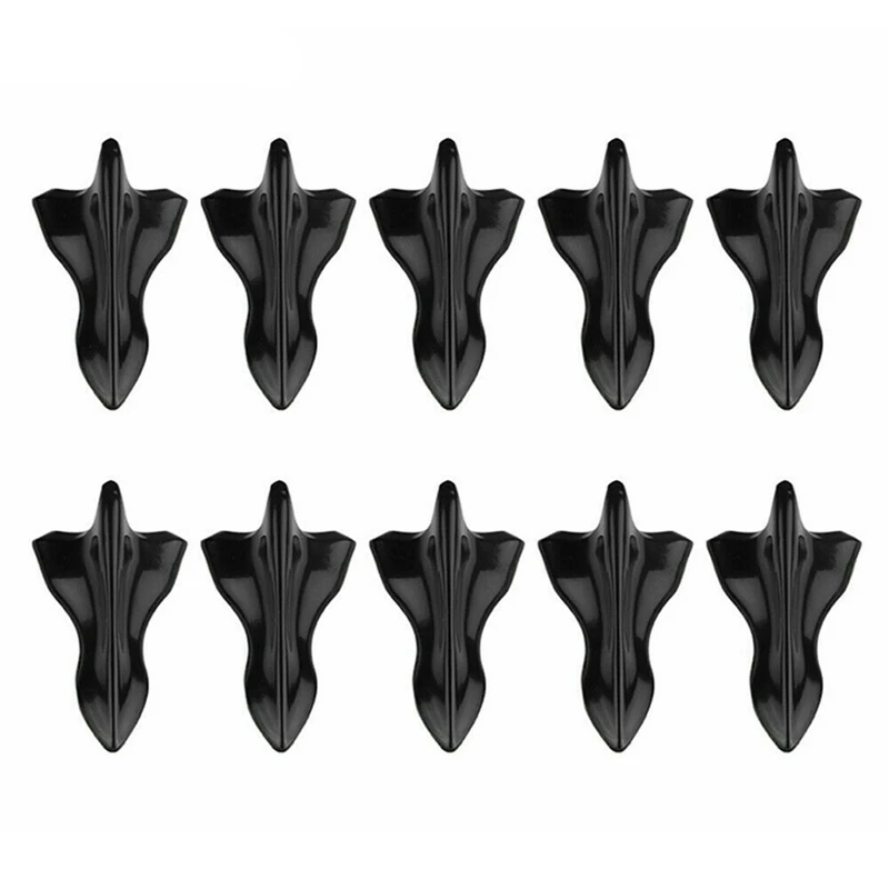 10Pcs Car Rear Roof Shark Fin Spoiler Shark Diffuser Vortex Generator Roof Spoiler Bumper Tail Generator, Black
10Pcs Car Rear Roof Shark Fin Spoiler Shark Diffuser Vortex Generator Roof Spoiler Bumper Tail Generator, Black