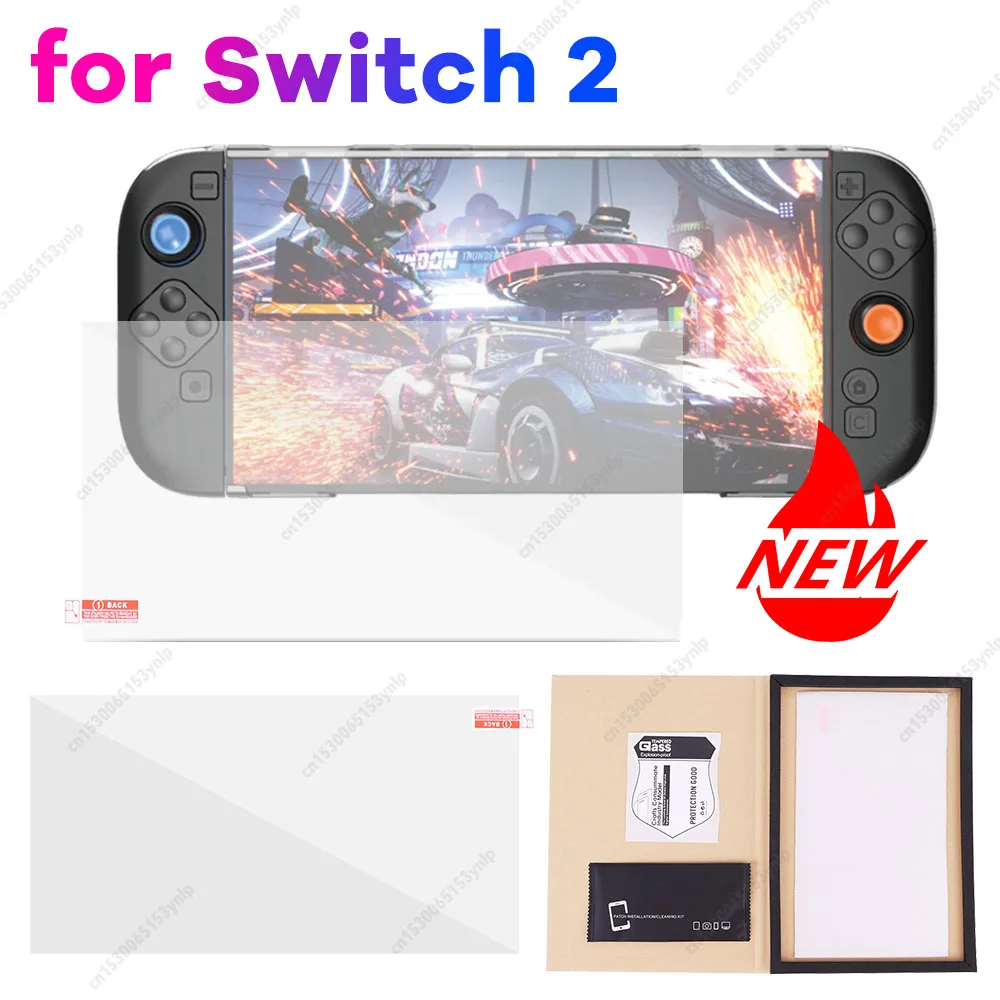For Nintendo Switch 2 Screen Tempered Film 9H Hardness Tempered Glass Protective Film Ultra-Clear Game Console Accessorie:3 - 5 Days Free Delivery Only UKs For Nintendo Switch 2 Screen Tempered Film 9H Hardness Tempered Glass Protective Film Ultra-Clear Game Console Accessorie:3 - 5 Days Free Delivery Only UKs