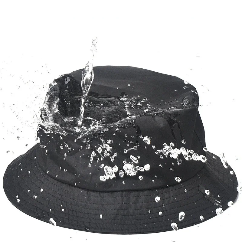 

56-59cm Foldable Breathable Sun Hat Summer Outdoor Bucket Hats Quick Drying Big Head Large Size Cap Men Women