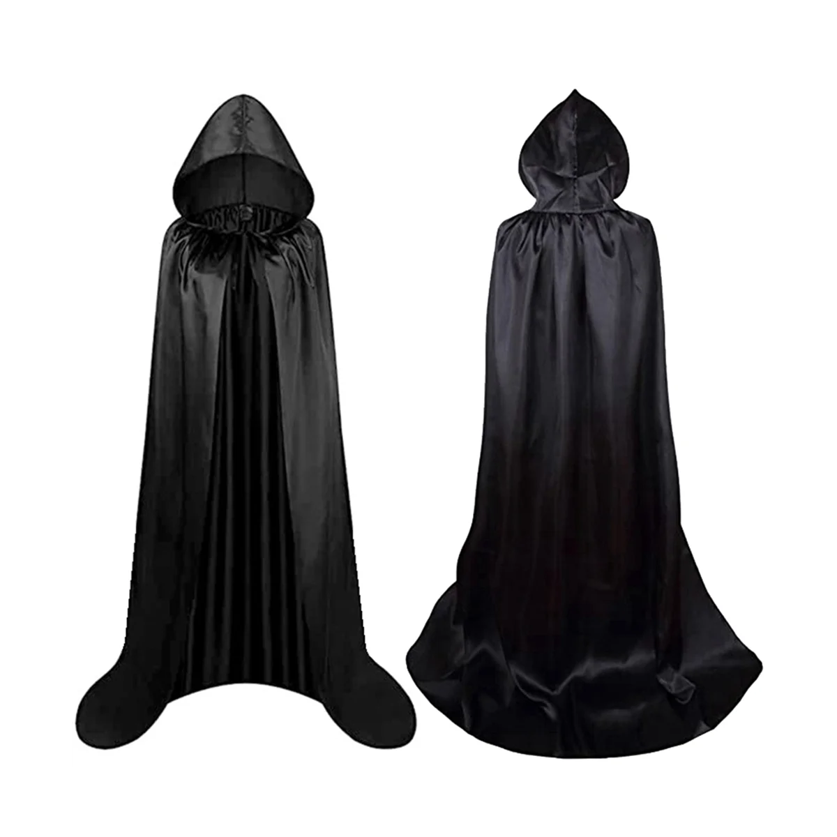 59 Inches Halloween Costume Death Cloak Black Death Cloak Devil Cloak L Size 1.5M Long Suitable for Outdoor 2Pcs Set
59 Inches Halloween Costume Death Cloak Black Death Cloak Devil Cloak L Size 1.5M Long Suitable for Outdoor 2Pcs Set