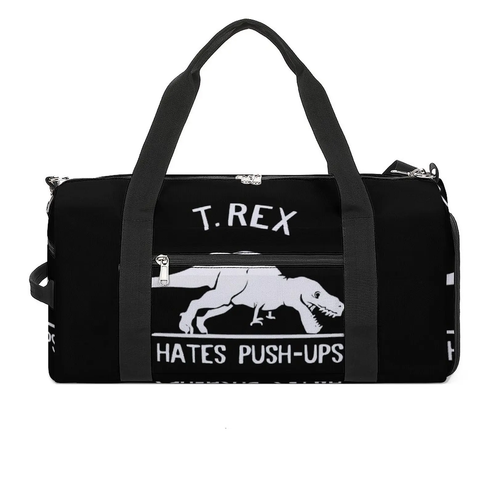 Tea Rex Fun Cartoon Print Sports Bags Mr Trex Hate Push Ups Training Gym Bag Gym Accessories Retro Handbags Portable Fitness Bag
Tea Rex Fun Cartoon Print Sports Bags Mr Trex Hate Push Ups Training Gym Bag Gym Accessories Retro Handbags Portable Fitness Bag