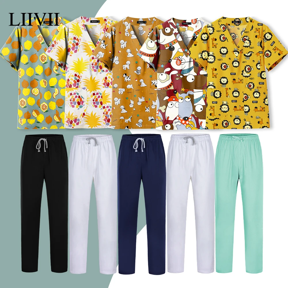 Топы с принтом, зеленые карманы, скрабы, брюки для женщин и мужчин, Рабочая Униформа фармацевтики, медсестры, скраб, униформа для домашних животных, одежда для ветеринара и кормления
Топы с принтом, зеленые карманы, скрабы, брюки для женщин и мужчин, Рабочая Униформа фармацевтики, медсестры, скраб, униформа для домашних животных, одежда для ветеринара и кормления