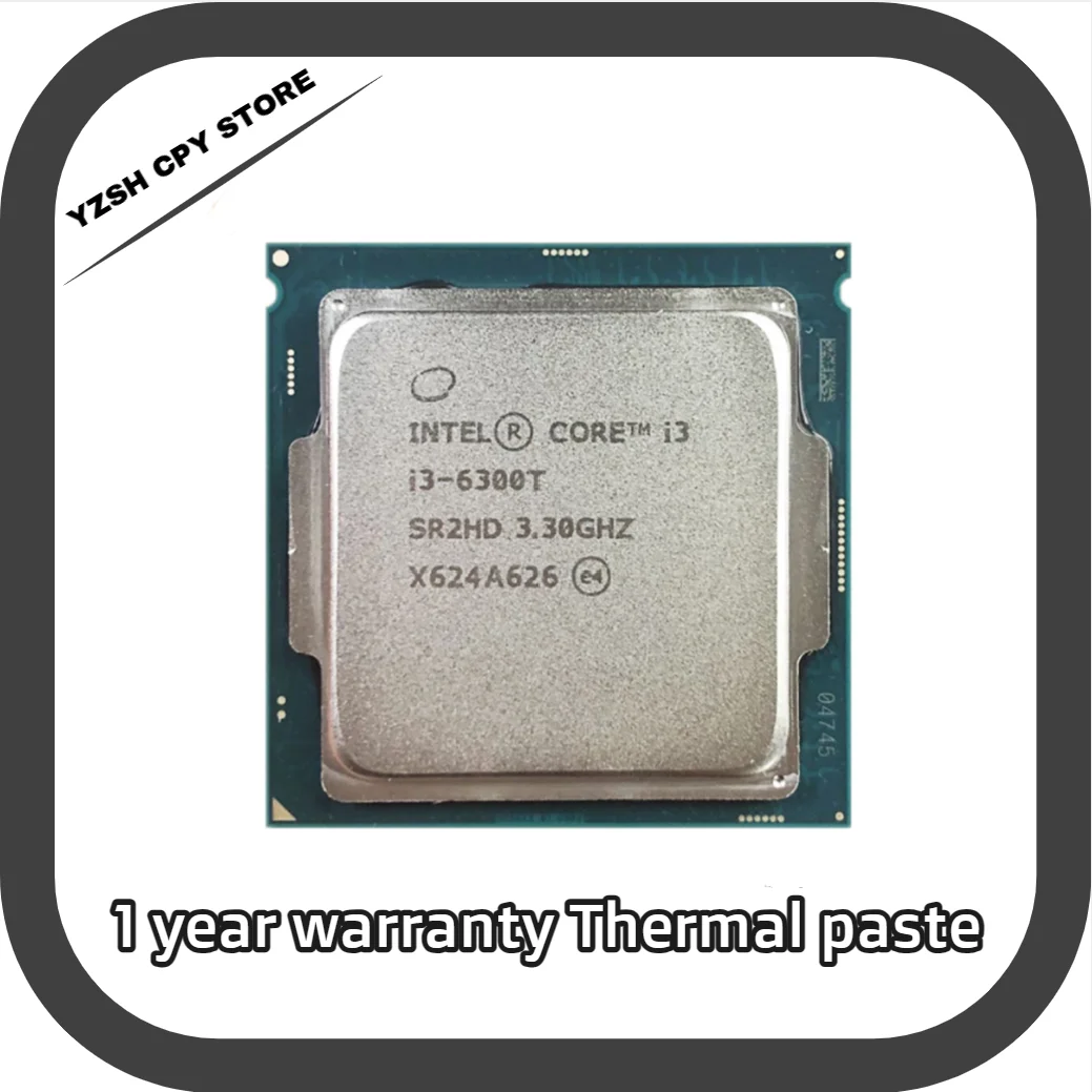 Процессор Intel Core i3-6300T i3 6300T 3,3 ГГц двухъядерный четырехпоточный процессор 4 МБ 35 Вт LGA 1151
Процессор Intel Core i3-6300T i3 6300T 3,3 ГГц двухъядерный четырехпоточный процессор 4 МБ 35 Вт LGA 1151
