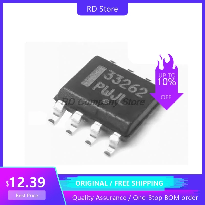10PCS/LOT MC33262DR2G MC33262 33262 SOP-8 SMD LCD switching power supply driver chip In Stock NEW original IC
10PCS/LOT MC33262DR2G MC33262 33262 SOP-8 SMD LCD switching power supply driver chip In Stock NEW original IC