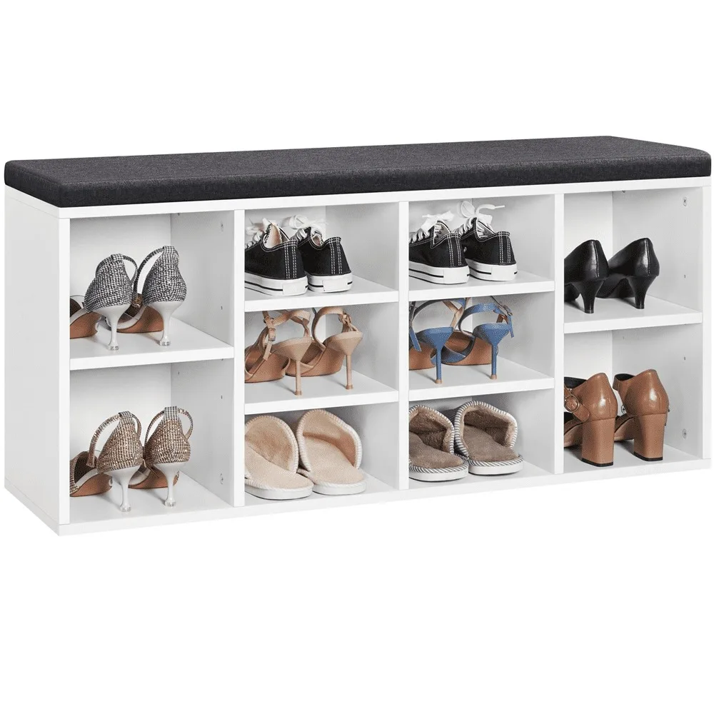 Shoes Closet White Rack Shoe Cabinet Wood Foam and Fabric 10 Cubbies Shoe Storage Bench Iron Shelf Organizer Shoerack Stand Home
Shoes Closet White Rack Shoe Cabinet Wood Foam and Fabric 10 Cubbies Shoe Storage Bench Iron Shelf Organizer Shoerack Stand Home