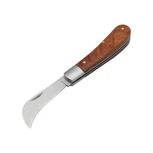 Professional Grafting Cutter Gardening Pruning Tool Foldable Grafting Knife Stainless Steel Wooden Handle Grafting Knife Tools Professional Grafting Cutter Gardening Pruning Tool Foldable Grafting Knife Stainless Steel Wooden Handle Grafting Knife Tools