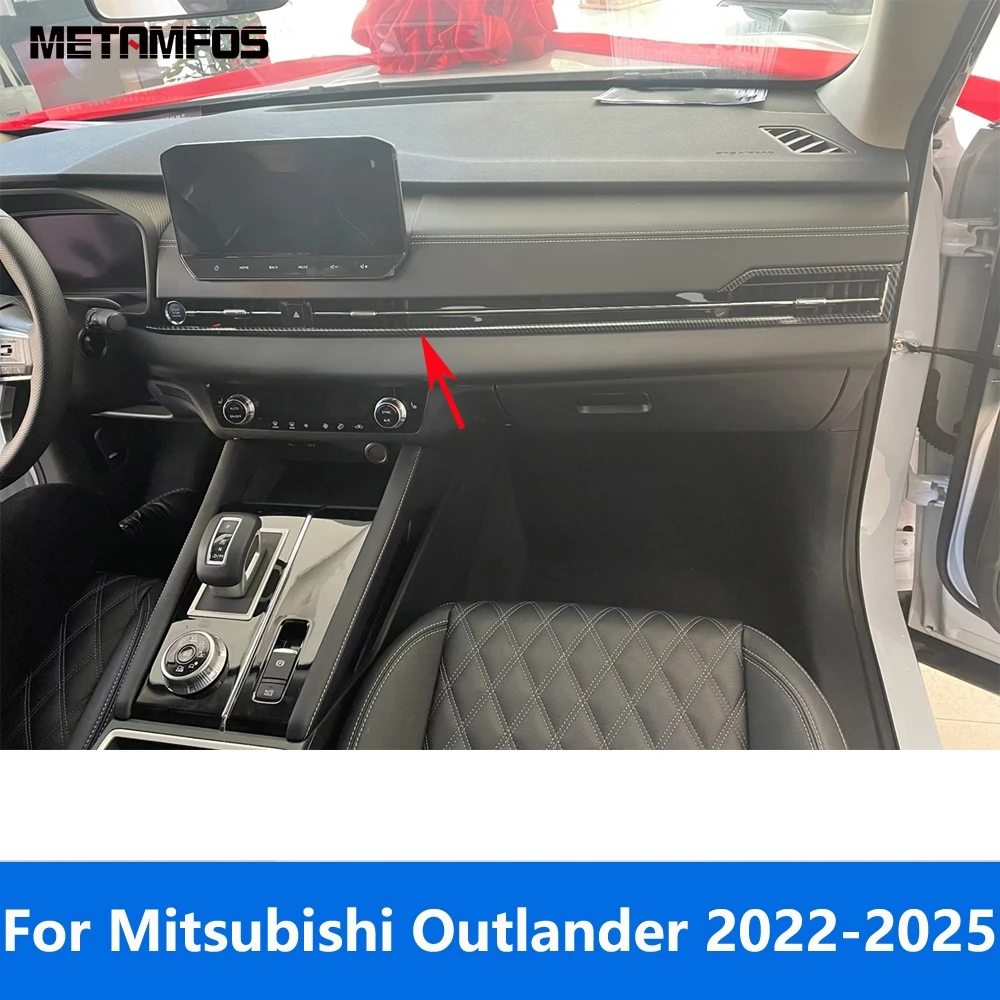 Автомобильные аксессуары для Mitsubishi Outlander 2022-2024 2025, внутренняя отделка из углеродного волокна, передняя панель, кондиционер, вентиляционное отверстие, отделка
Автомобильные аксессуары для Mitsubishi Outlander 2022-2024 2025, внутренняя отделка из углеродного волокна, передняя панель, кондиционер, вентиляционное отверстие, отделка
