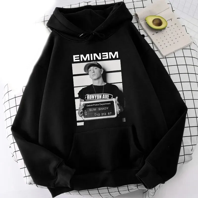 

Новинка толстовки Rapper Eminem с принтом для мужчин и женщин модная Толстовка Y2k толстовки в стиле Харадзюку пуловеры большого размера унисекс спортивные костюмы одежда