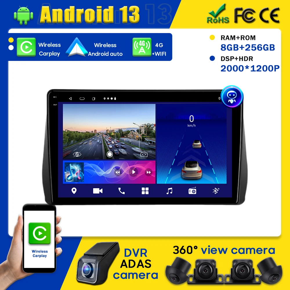 Автомагнитола на Android для Toyota Wish 2010 -2018, головное устройство, мультимедийный Carplay автоэкран, 4G, 2din, DVD, навигация, GPS, BT, 2K
Автомагнитола на Android для Toyota Wish 2010 -2018, головное устройство, мультимедийный Carplay автоэкран, 4G, 2din, DVD, навигация, GPS, BT, 2K