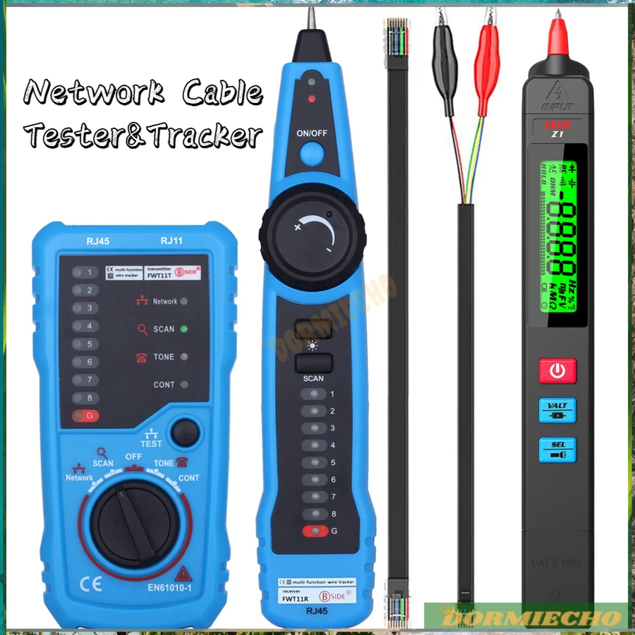 Детектор сетевого кабеля FWT11, тестер RJ45, RJ11, Cat5, Cat6, отслеживатель проводки LAN
Детектор сетевого кабеля FWT11, тестер RJ45, RJ11, Cat5, Cat6, отслеживатель проводки LAN
