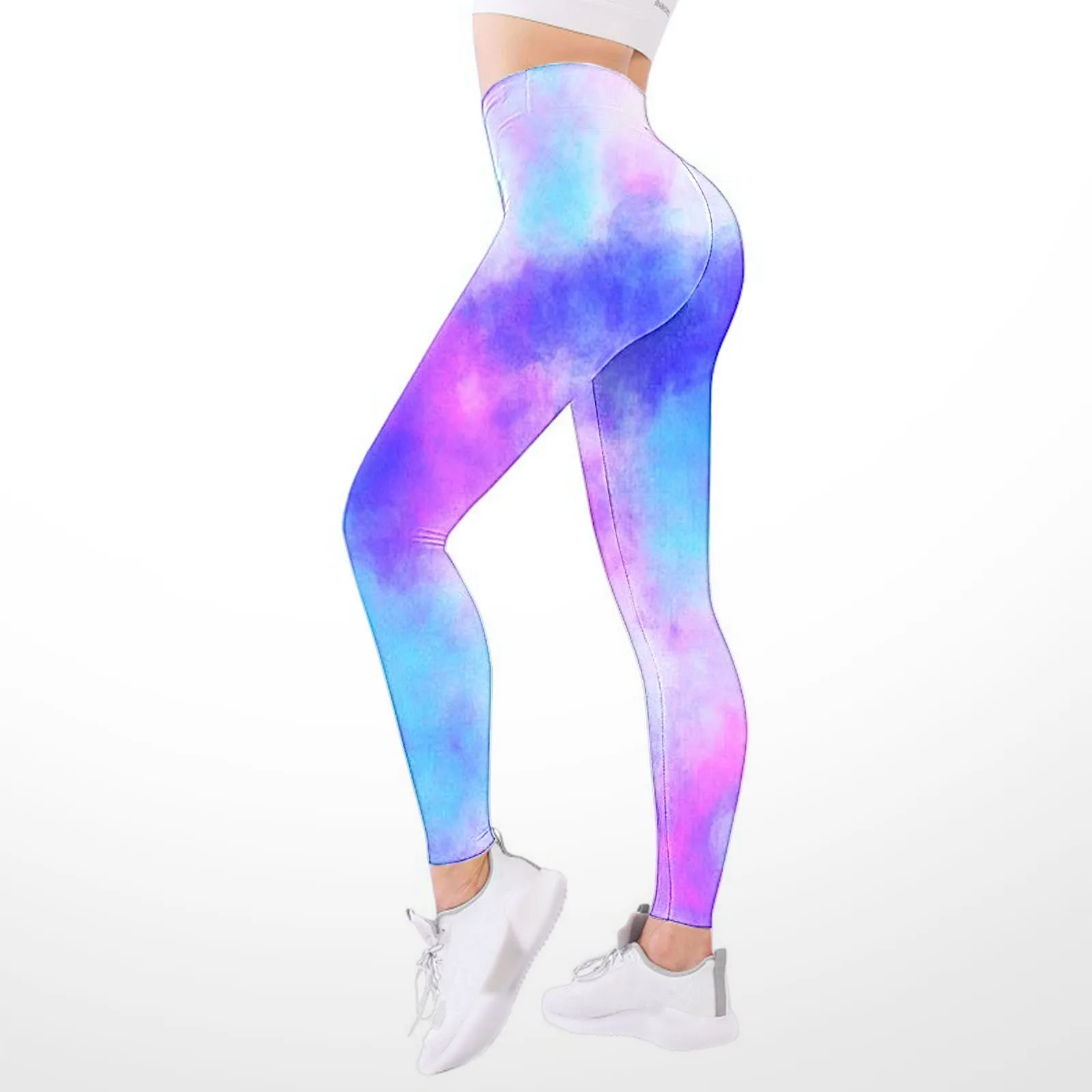 

Tie Dye Sports Leggings Seamless Fitness Yoga Pants Women High Waist Legging Workout Scrunch Butt Lifting Sports Gym Tights