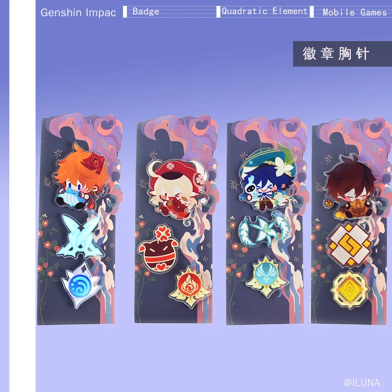 Anime Game Genshin Impact Q Version Tartaglia Thoma Xiangling Zhiongli Fischl Klee Venti Clothing Decoration Badge Brooch Gift
Anime Game Genshin Impact Q Version Tartaglia Thoma Xiangling Zhiongli Fischl Klee Venti Clothing Decoration Badge Brooch Gift