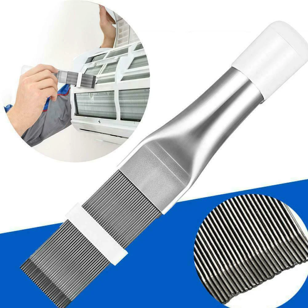 Air Conditioner A/C Condenser Fin Repair Tool Clean Up Tools Coil Comb Dented HVAC Condenser Stainless Steel Cleaning Brushes
Air Conditioner A/C Condenser Fin Repair Tool Clean Up Tools Coil Comb Dented HVAC Condenser Stainless Steel Cleaning Brushes