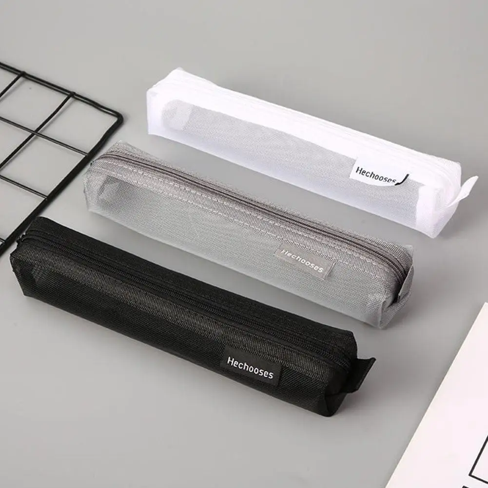 Transparent Stationery Pencil Bag Student Examination Unisex Pen School Mesh Case Supplies Nylon Dedicated Mini Portable L3G4
Transparent Stationery Pencil Bag Student Examination Unisex Pen School Mesh Case Supplies Nylon Dedicated Mini Portable L3G4