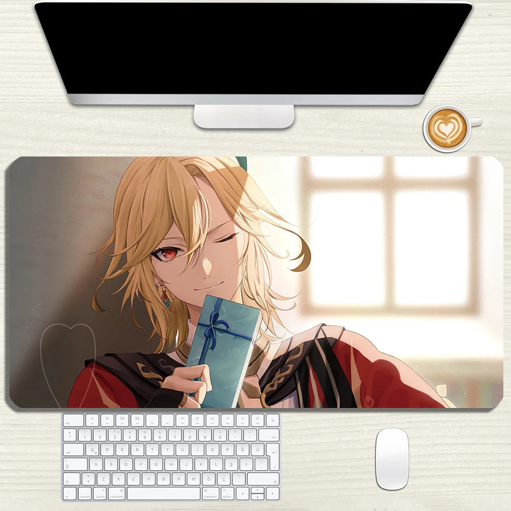 Game Genshin Impact Kaveh Mouse Pad Sumeru Fashion Gamer Mousepad Rubber Lock Edge Mouse Mat Large Desk Pad Props
Game Genshin Impact Kaveh Mouse Pad Sumeru Fashion Gamer Mousepad Rubber Lock Edge Mouse Mat Large Desk Pad Props