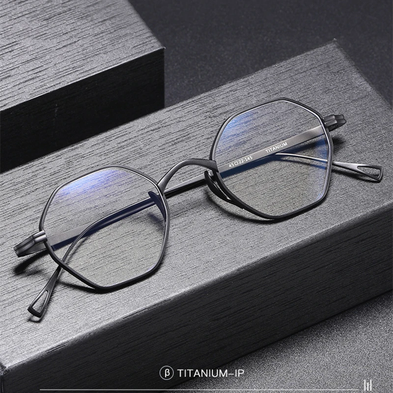 Vintage Titanium Irregular Polygon Eyeglasses for Men Women Japanese Handmade Retro Trendy Glasses Frame Optical Myopia Eyewear
Vintage Titanium Irregular Polygon Eyeglasses for Men Women Japanese Handmade Retro Trendy Glasses Frame Optical Myopia Eyewear