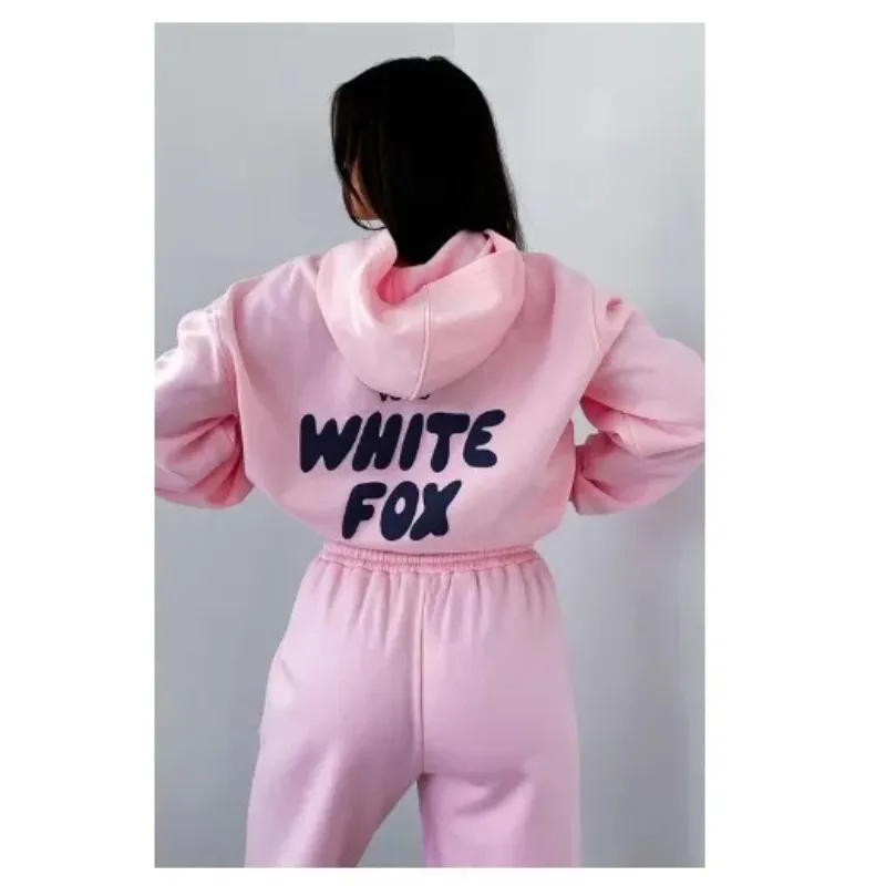 Letter Printed Fleece Hoodies and High Waist Pants Suit Winter Spring Casual Loose Fashion 2 Piece Set Tracksuit 2024
Letter Printed Fleece Hoodies and High Waist Pants Suit Winter Spring Casual Loose Fashion 2 Piece Set Tracksuit 2024