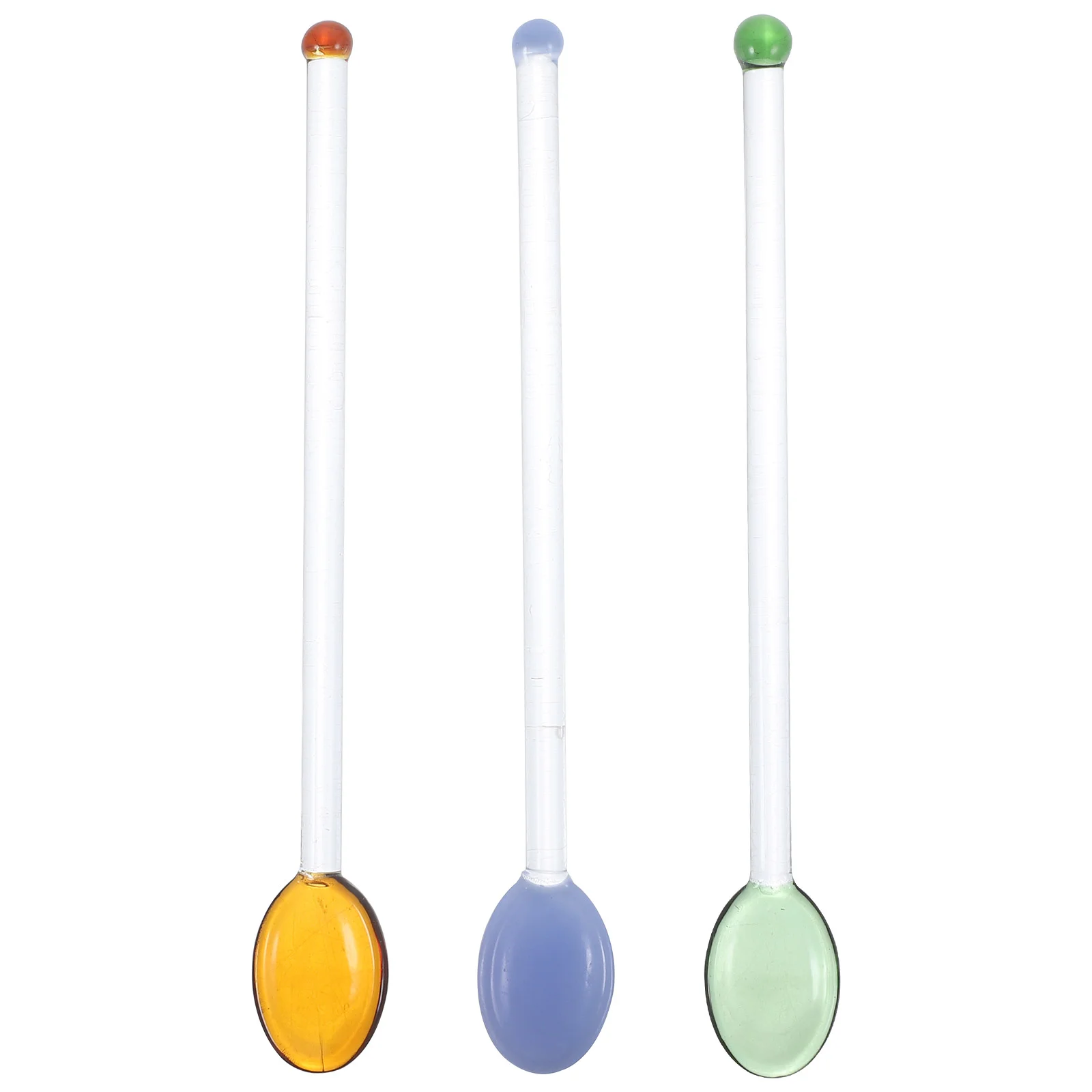 Transparent Long Handle Glass Milk Drink Round Shape Lovely Stirrers Swizzle Stirring Rods for Household (Assorted Color)
Transparent Long Handle Glass Milk Drink Round Shape Lovely Stirrers Swizzle Stirring Rods for Household (Assorted Color)