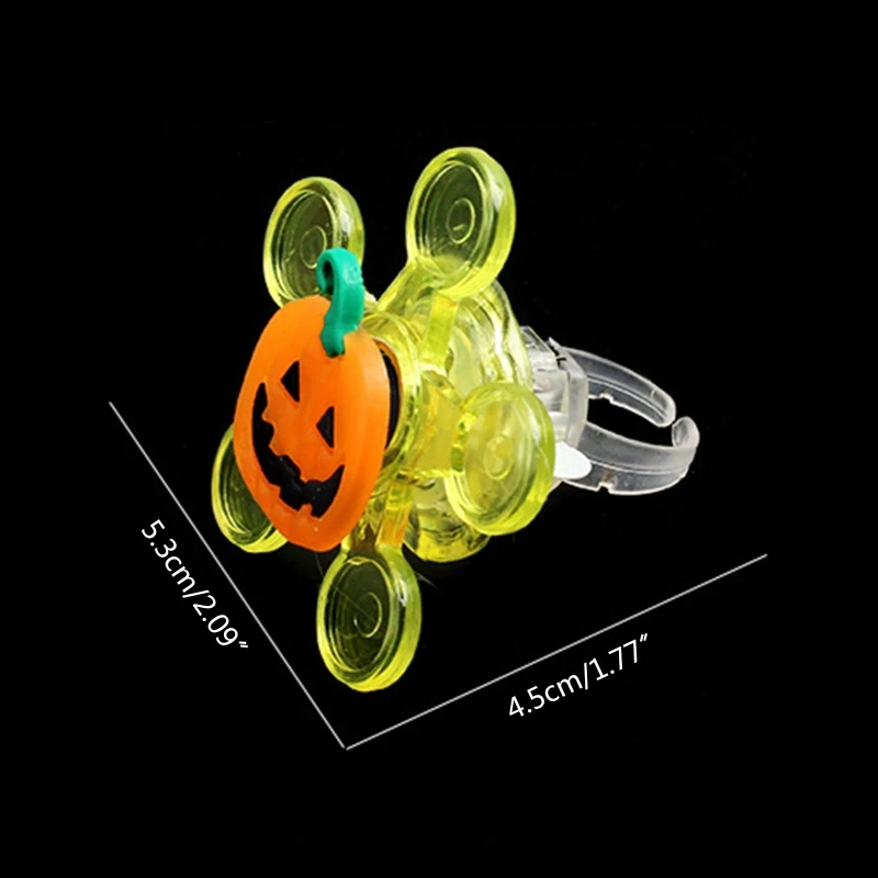 Rotary Spinner Open Ring Finger Spinner Halloween Ring Kids Costume Props Accessory with Dazzling LED Light for Toddlers
Rotary Spinner Open Ring Finger Spinner Halloween Ring Kids Costume Props Accessory with Dazzling LED Light for Toddlers