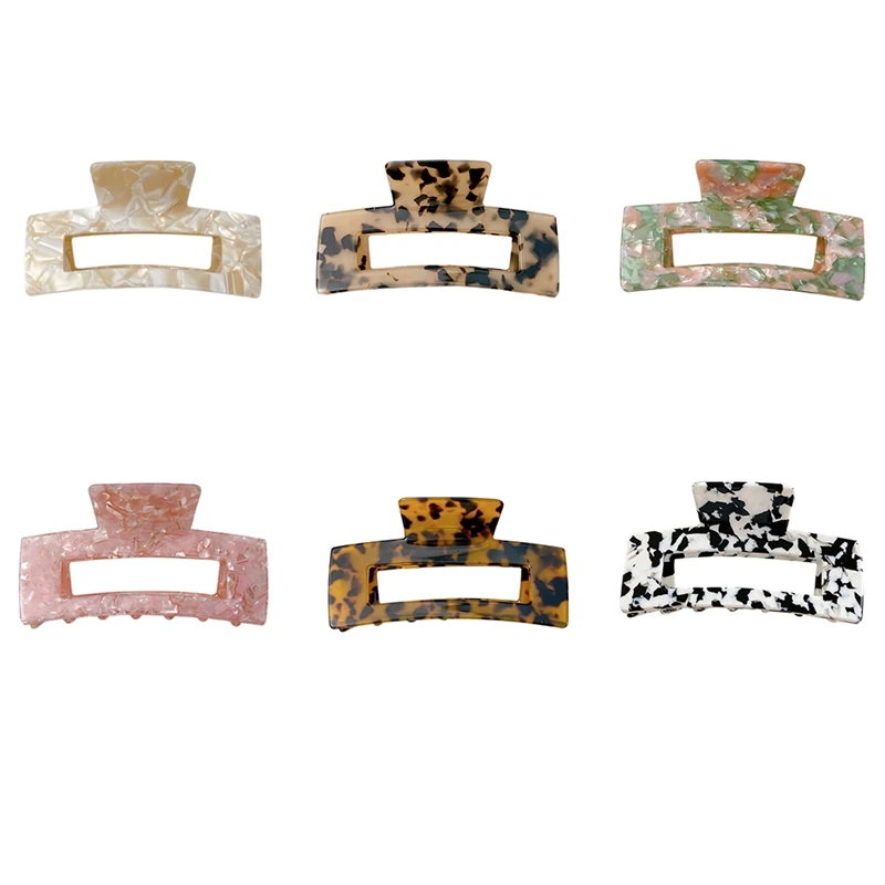 Acetic Acid Hair Claws Women Simplicity Hair Clip Fashion Elegant Headdress Marble Texture Hair Parts
Acetic Acid Hair Claws Women Simplicity Hair Clip Fashion Elegant Headdress Marble Texture Hair Parts