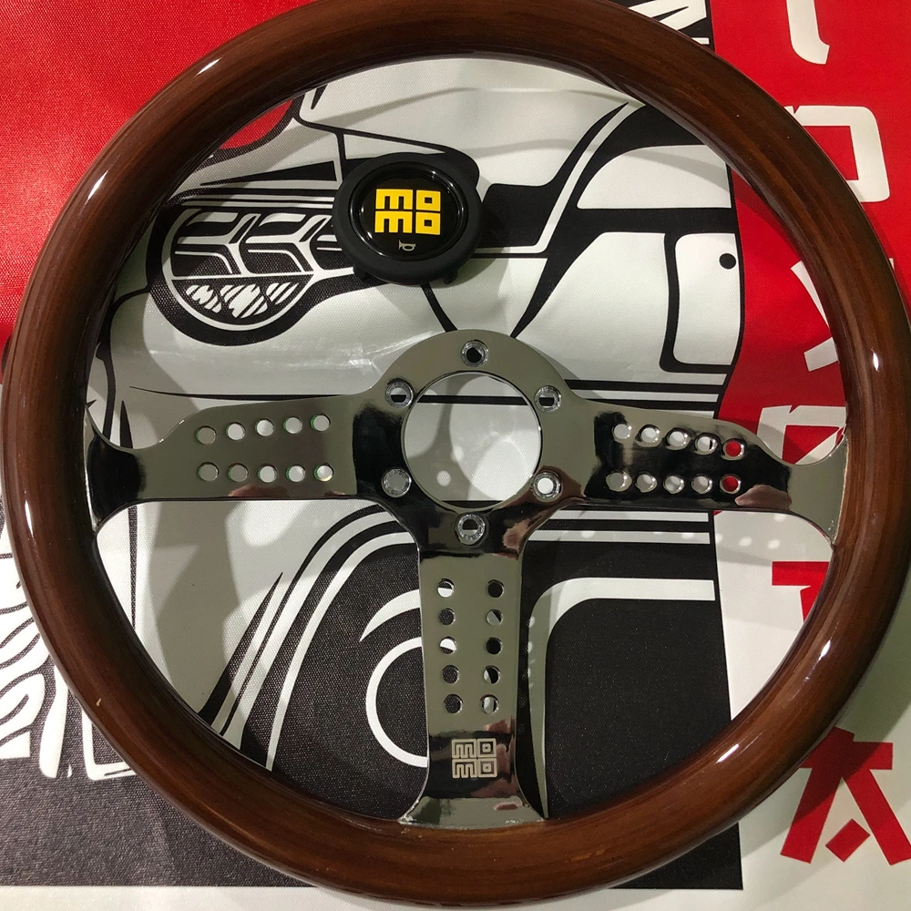 14Inch Classic Wood GRAND PRIX MOMO Steering Wheel Car Rally Racing JDM Steering Wheel Volantes For VW HONDA TOYOTA BMW Nissan
14Inch Classic Wood GRAND PRIX MOMO Steering Wheel Car Rally Racing JDM Steering Wheel Volantes For VW HONDA TOYOTA BMW Nissan