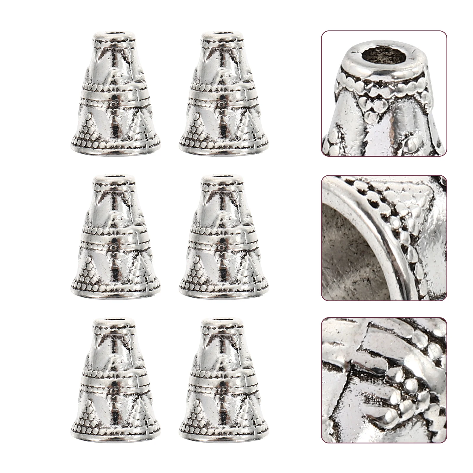 50pcs Alloy Spacer Beads Caps Pagoda Beads Cone Jewelry Making Beads Diy Crafts 
50pcs Alloy Spacer Beads Caps Pagoda Beads Cone Jewelry Making Beads Diy Crafts