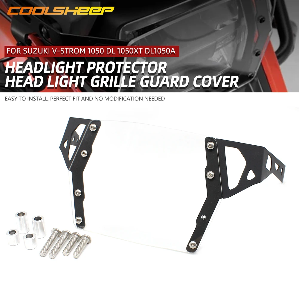 Motorcycle Headlight Protector For Suzuki V-Strom 1050 DL 1050XT DL1050A 2019 2020 2021 2022 Grille Guard Cover Protection Grill
Motorcycle Headlight Protector For Suzuki V-Strom 1050 DL 1050XT DL1050A 2019 2020 2021 2022 Grille Guard Cover Protection Grill