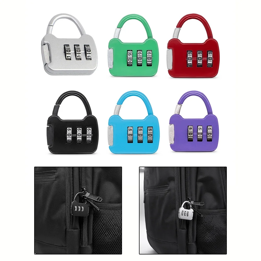 Color 3 Digit Dial Password Padlock Cabinet Trolley Case Password Lock Backpack Fastener Lock For Securing Your Belongings
Color 3 Digit Dial Password Padlock Cabinet Trolley Case Password Lock Backpack Fastener Lock For Securing Your Belongings