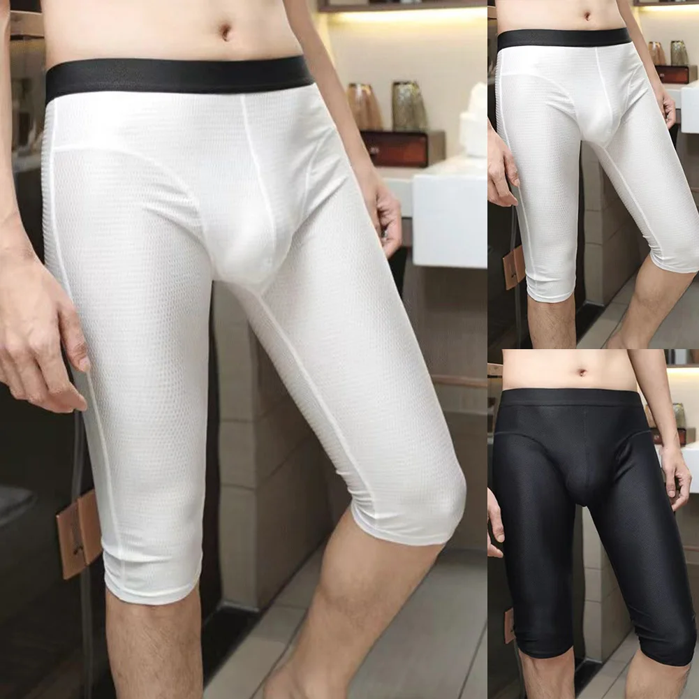 Sexy Men Ice Silk Smooth Panties Briefs Long Leg Boxer Briefs U Pouch Underwear Shorts Trunks Sleep Bottoms Underpants For Boys
Sexy Men Ice Silk Smooth Panties Briefs Long Leg Boxer Briefs U Pouch Underwear Shorts Trunks Sleep Bottoms Underpants For Boys