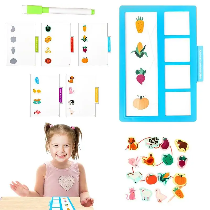 Stringing Beads Transportation Cognitive Matching Toy 3-in-1 Montessori Lacing Toys Preschool Fine Motor Skills Educational Toy
Stringing Beads Transportation Cognitive Matching Toy 3-in-1 Montessori Lacing Toys Preschool Fine Motor Skills Educational Toy