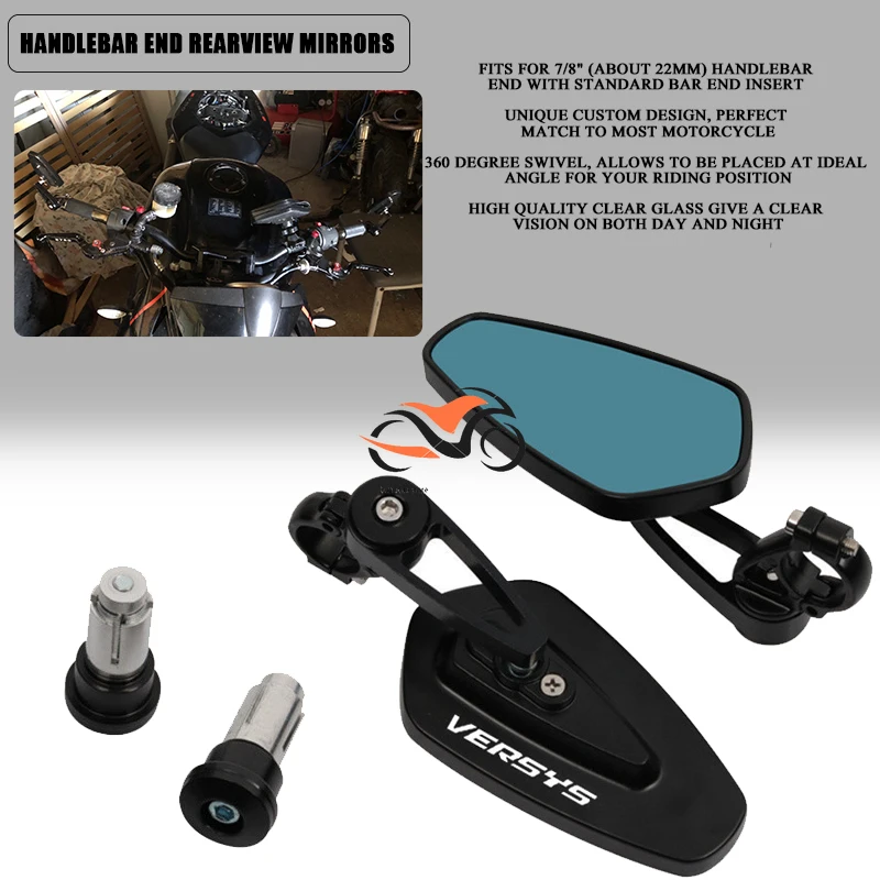 For KAWASAKI Versys 650 1000 versys 650 Versys650 Versys1000 Motorcycle Mirror CNC Handlebar End Rearview Mirrors
For KAWASAKI Versys 650 1000 versys 650 Versys650 Versys1000 Motorcycle Mirror CNC Handlebar End Rearview Mirrors