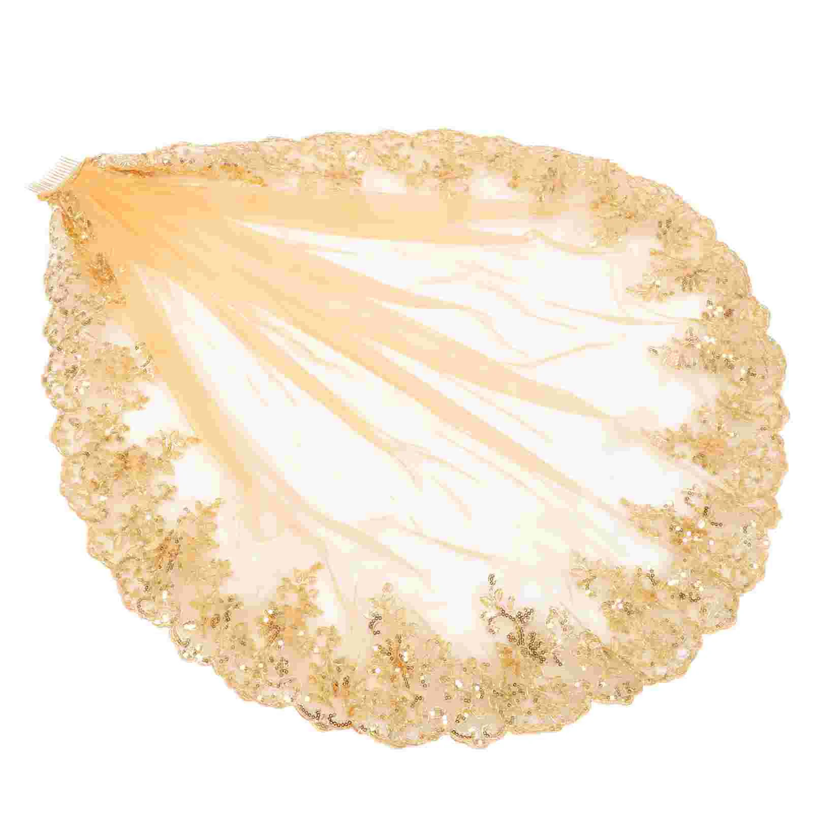 Кружевная фата с блестками, фата для невесты, головной убор с блестками для девичника, Свадебный мягкий сетчатый наряд с шифрованием
Кружевная фата с блестками, фата для невесты, головной убор с блестками для девичника, Свадебный мягкий сетчатый наряд с шифрованием