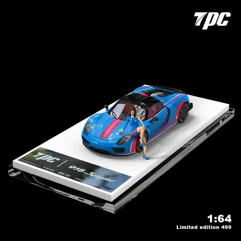 TPC 1:64 918 Spyder углеродное волокно крыша синий рисунок литье под давлением коллекция моделей автомобилей миниатюрная
TPC 1:64 918 Spyder углеродное волокно крыша синий рисунок литье под давлением коллекция моделей автомобилей миниатюрная