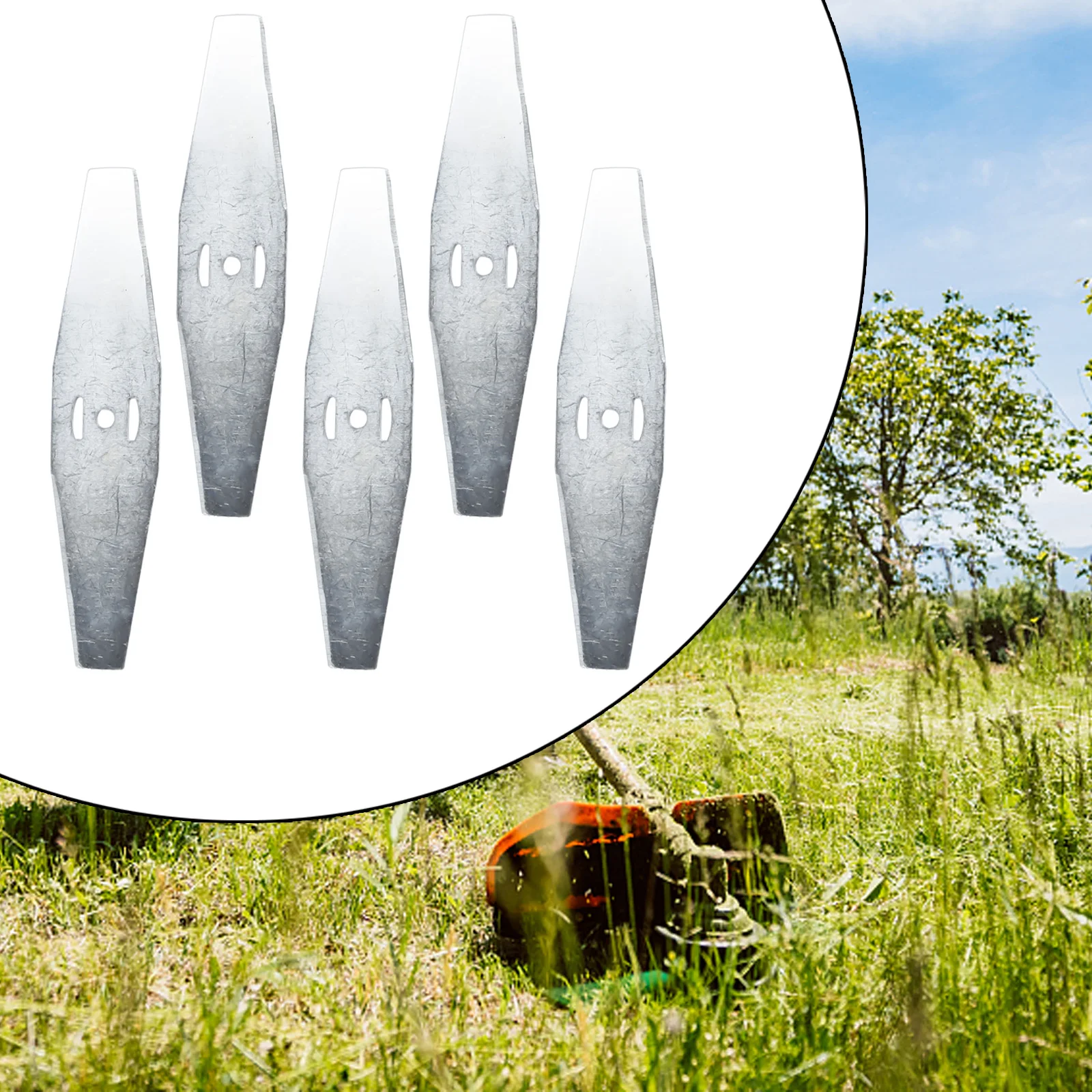 5Pcs Lawn Mower Head Blades Garden Cutter Blade Steel 150mm For Agriculture Gardening Electric Cordless Grass Trimmer Tool Parts
5Pcs Lawn Mower Head Blades Garden Cutter Blade Steel 150mm For Agriculture Gardening Electric Cordless Grass Trimmer Tool Parts