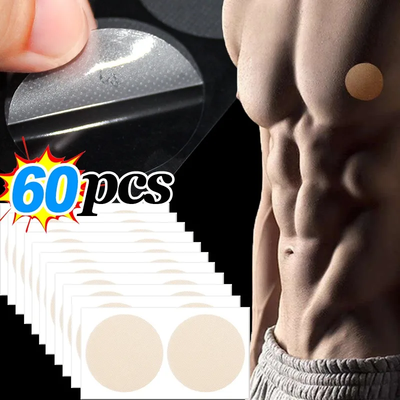 

2-60PCS Men Nipple Cover Adhesive Chest Paste Women Invisible Lift Underwear Running Anti Friction Disposable Nipples Stickers
