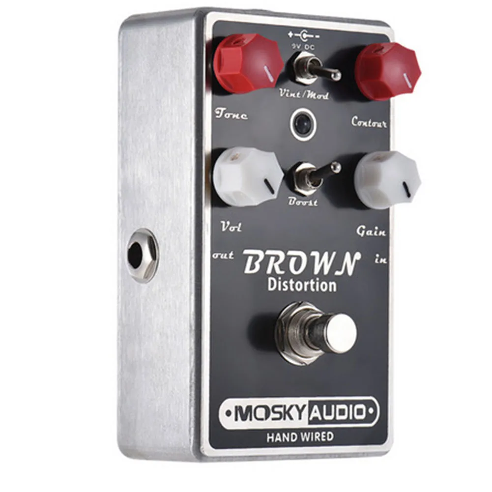 Guitar Effect Pedal Brown Distortion Guitar Effect Pedal with Vintage/Modern Switch High Quality Overdrive Buffer Delay Reverb
Guitar Effect Pedal Brown Distortion Guitar Effect Pedal with Vintage/Modern Switch High Quality Overdrive Buffer Delay Reverb