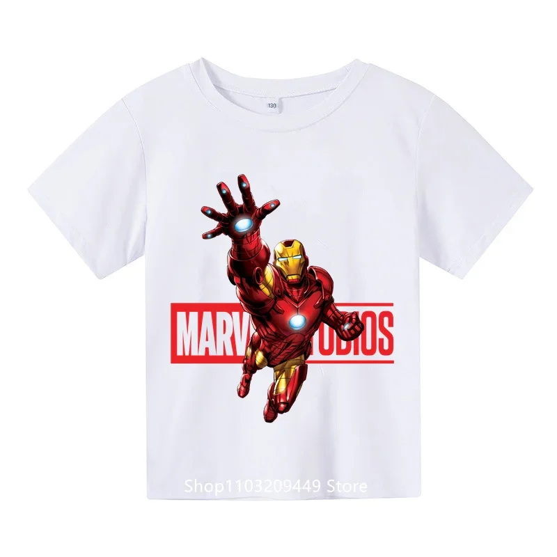 2024 Summer Fashion Kids Superhero Cartoon Iron Man Short Sleeve Boys Girls Student Kids T-shirt Summer Short Sleeve Kids Top
2024 Summer Fashion Kids Superhero Cartoon Iron Man Short Sleeve Boys Girls Student Kids T-shirt Summer Short Sleeve Kids Top