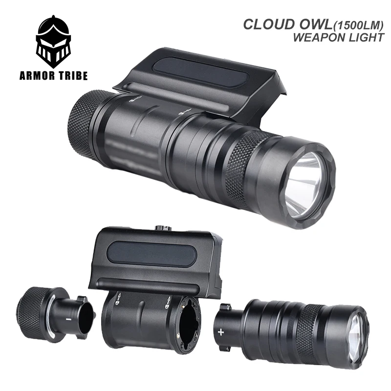 Airsoft OWL Optimized Weapon Light Tactical CloudDefensive Metal CNC Scout Flashlight 1500 Lumens Hunting Weapon Rifle White LED
Airsoft OWL Optimized Weapon Light Tactical CloudDefensive Metal CNC Scout Flashlight 1500 Lumens Hunting Weapon Rifle White LED