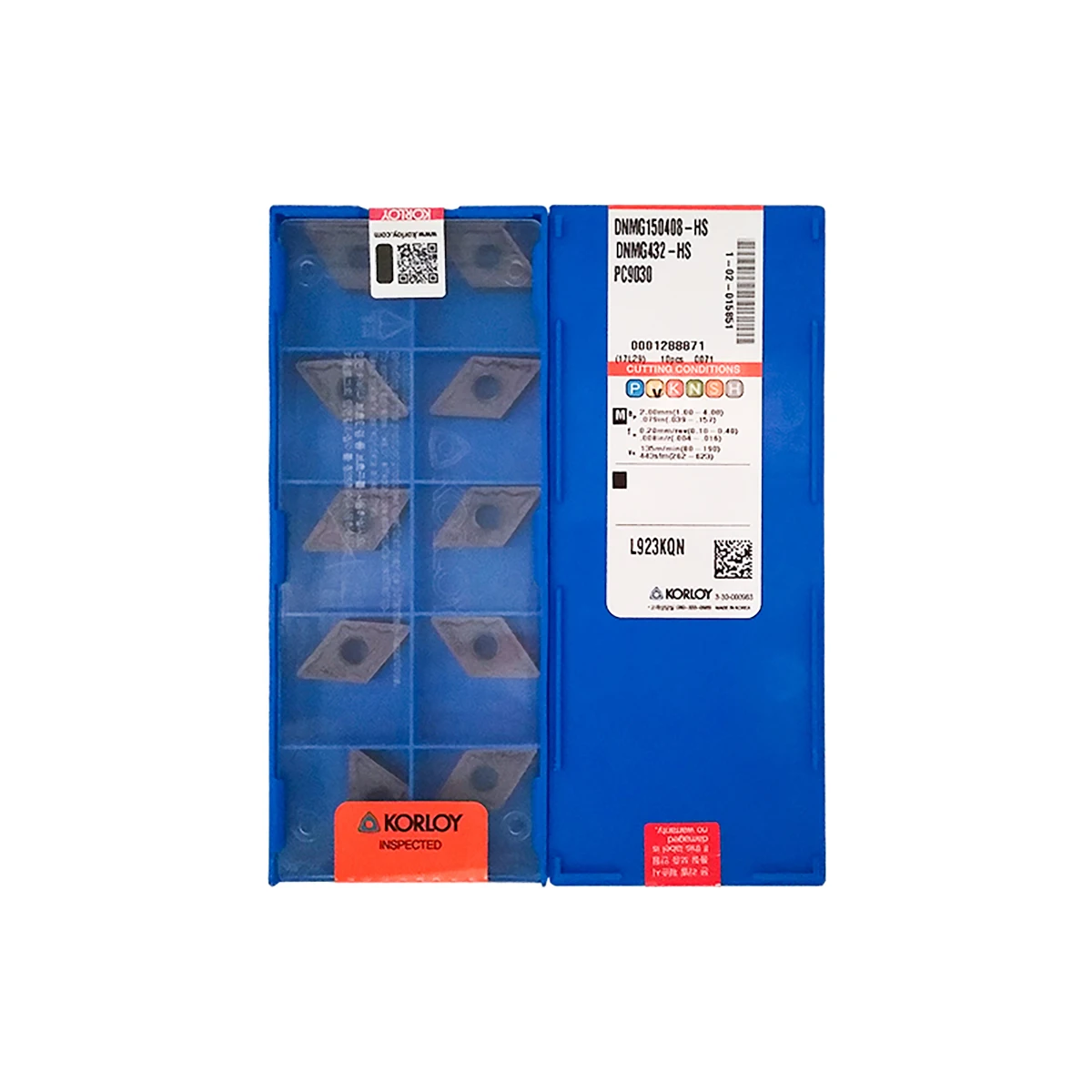 KORLOY 100% Original DNMG DNMG150404 DNMG150408 PC9030 NC3120 HM Turning Tool DNMG15 Insert Quality CNC Lathe Insert Tools
KORLOY 100% Original DNMG DNMG150404 DNMG150408 PC9030 NC3120 HM Turning Tool DNMG15 Insert Quality CNC Lathe Insert Tools