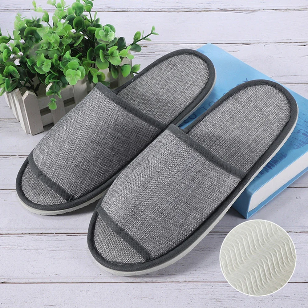1 Pair Hotel Travel Slippers Cotton Linen Disposable Slippers Sanitary Home Guest Use Men Women Indoor Bedroom House Shoes
1 Pair Hotel Travel Slippers Cotton Linen Disposable Slippers Sanitary Home Guest Use Men Women Indoor Bedroom House Shoes
