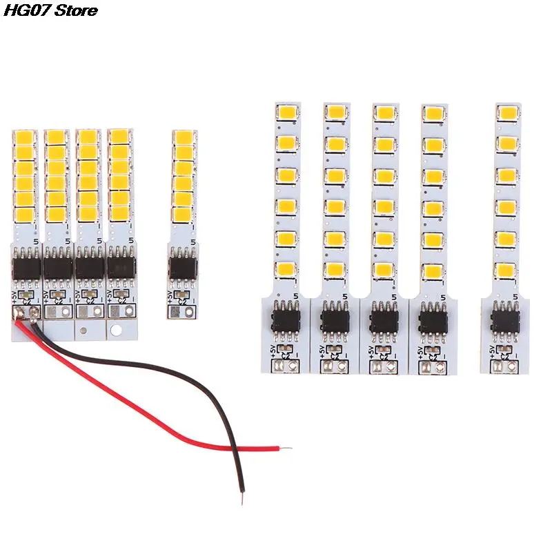 

5Pcs LED Flame Flash Candles Diode Light Lamp Board DIY Imitation Candle Flame PCB Decoration Light Bulb Accessories